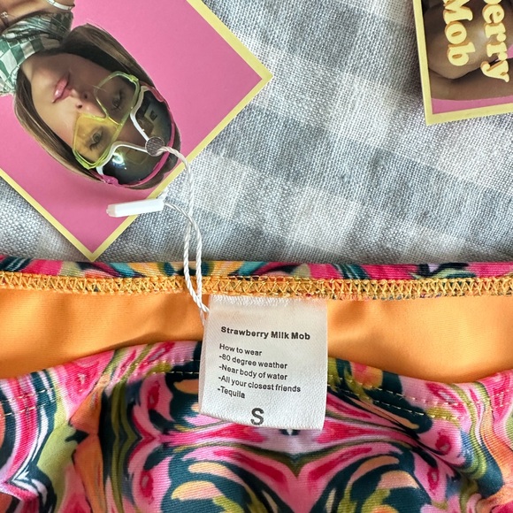 NWT Strawberry Milk Mob Bikini - Picture 2 of 2